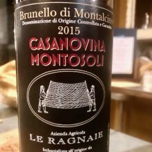 Le Ragnaie Brunello di Montalcino Casanovina Montosoli 2015