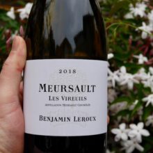 Benjamin Leroux Meursault Les Vireuils 2018