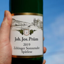 Joh Jos  Prüm Zeltinger Sonnenuhr Spätlese Riesling 2019