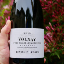 Benjamin Leroux Volnay 1er Cru Clos de la Cave des Ducs (Monopole) 2019