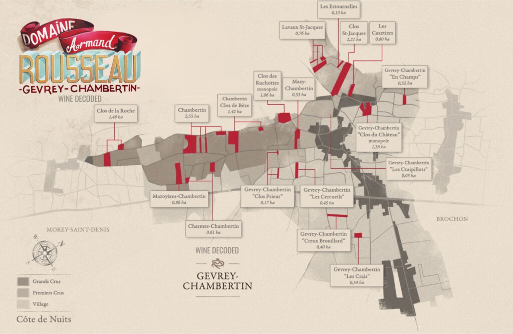 Domaine Armand Rousseau Vineyard Map