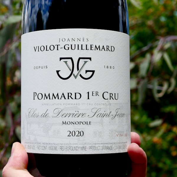 Domaine Joannes Violot-Guillemard Pommard 1er 'Clos de Derrière Saint ...